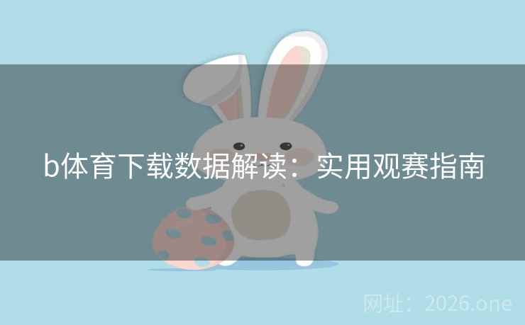 b体育下载数据解读：实用观赛指南  第2张