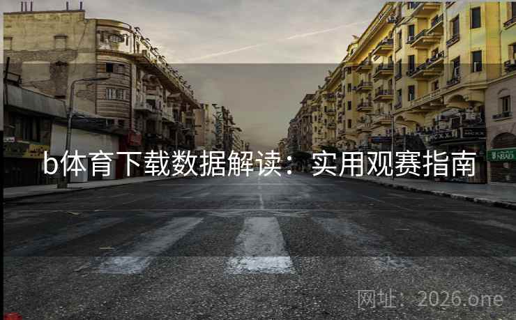 b体育下载数据解读：实用观赛指南